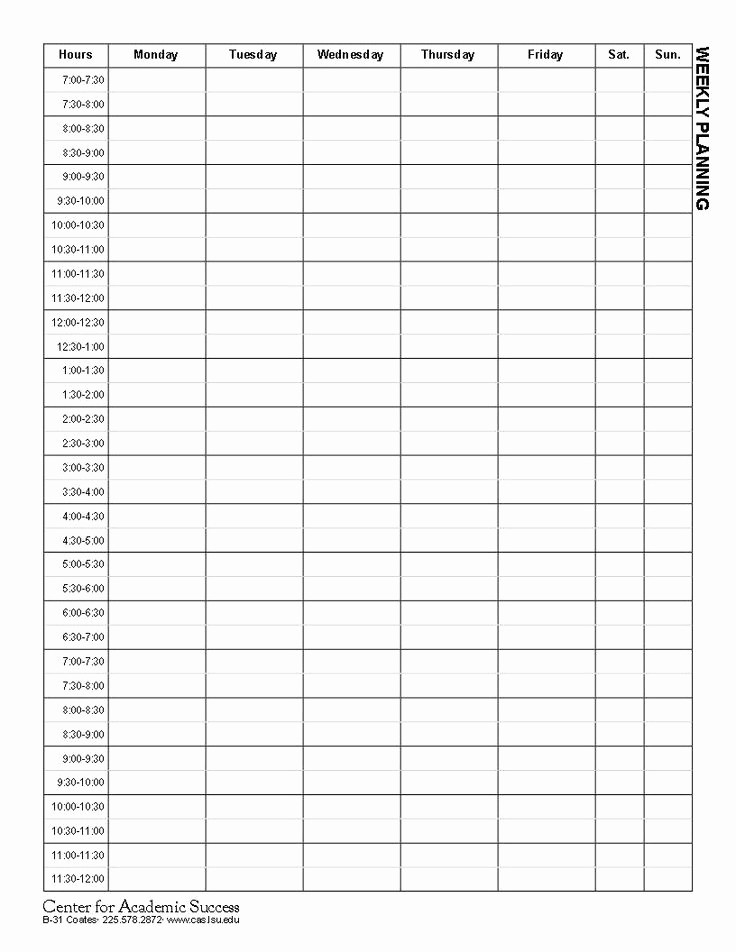 College Class Schedule Template Printable Lovely College Printouts Google Search