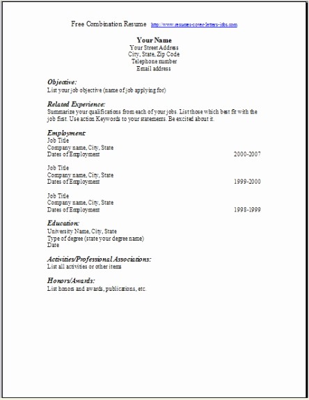 Combined Resume and Cover Letter Elegant Resume Tips Free Resume Templates Cover Letters and