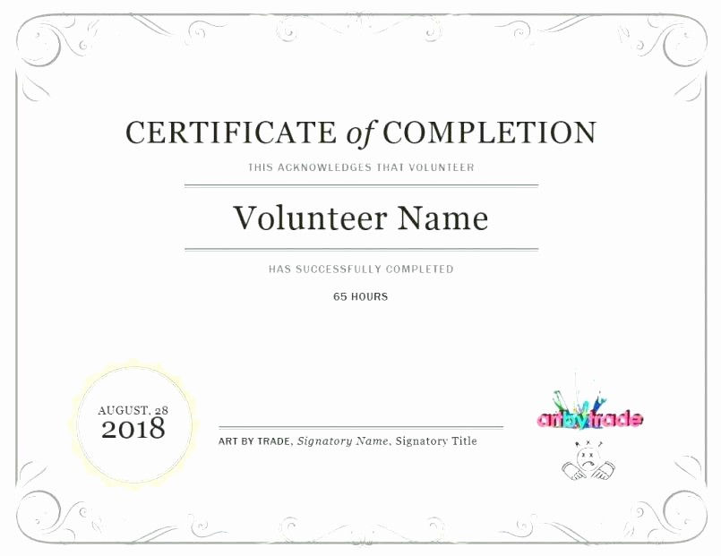 Community Service Certificate Template Free Fresh Best Volunteer Certificate Sample Ngo – Rightarrow