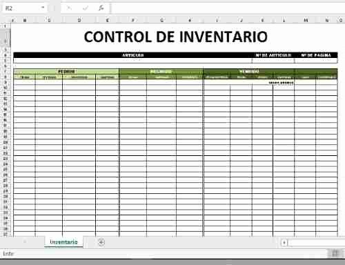 Como Hacer Inventario En Excel Awesome Plantillas Excel Control De Inventario Negocio Hogar Bs
