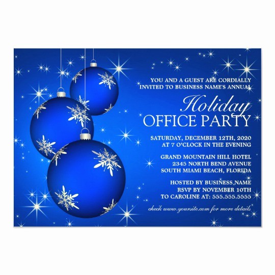Company Christmas Party Invite Template Best Of Corporate Holiday Party Invitation Template