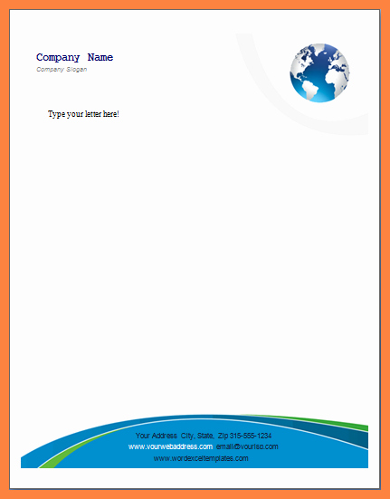 Company Letterhead Template Word 2007 Awesome 8 Letterhead Template Word 2007