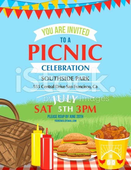 Company Picnic Flyer Template Free Fresh Summer Picnic and Bbq Invitation Flyer or Template Text