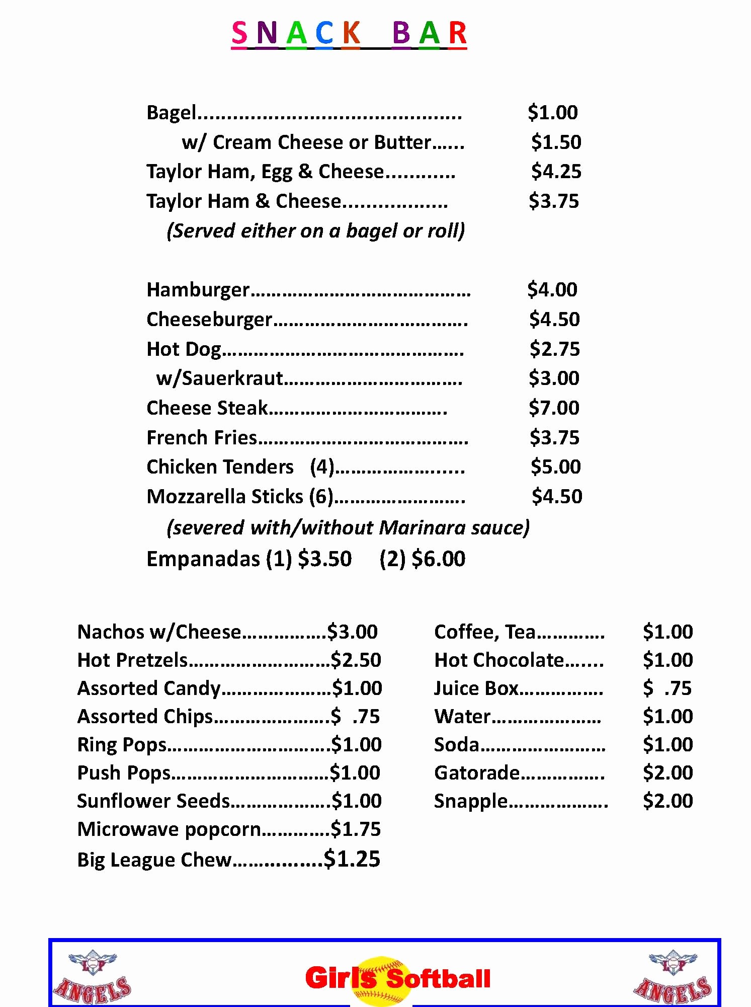 50 Concession Stand Sign Up Sheet Ufreeonline Template