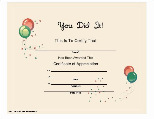 Congratulations You Did It Certificate Best Of 16 Best Images About Awards On Pinterest