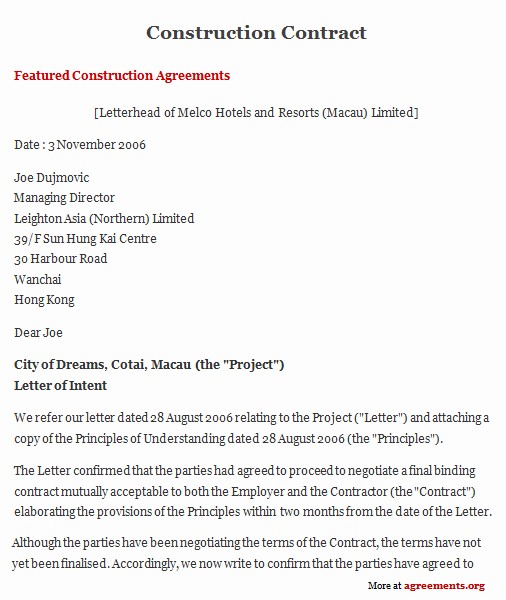 Construction Contract Template Microsoft Word Lovely Best S Of Microsoft Template Construction Contract