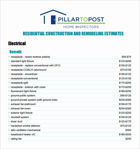 50 Construction Quotation Format In Word