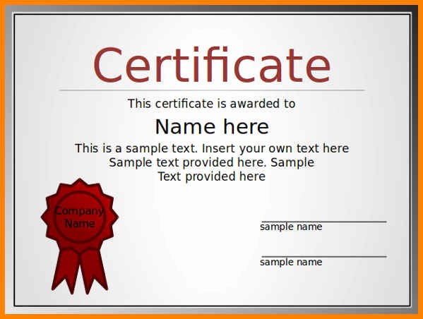 Continuing Education Certificate Template Free Unique 6 Education Certificate Templates
