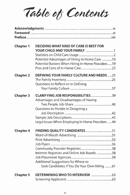Cookbook Table Of Contents Template Luxury Table Contents
