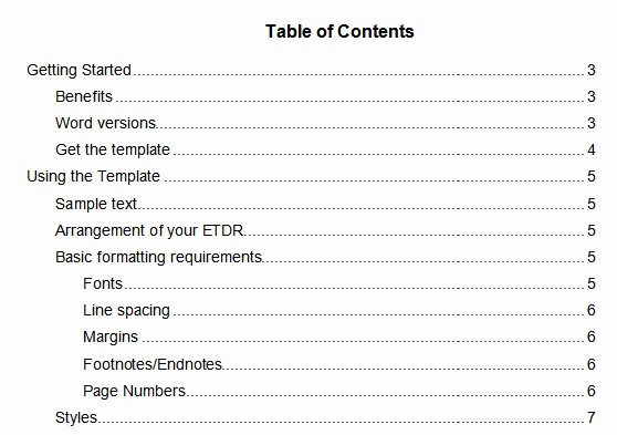 Cookbook Table Of Contents Template New 10 Best Table Of Contents Templates for Microsoft Word