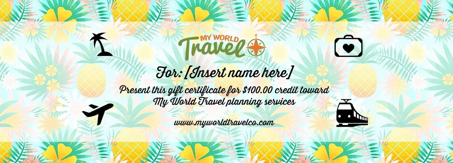 Cooking Class Gift Certificate Template Best Of My World Travel Gift Certificate