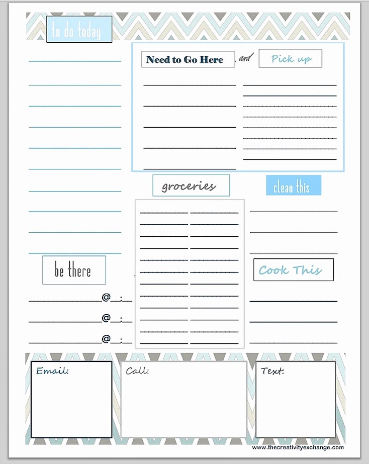 Cool to Do List Template Awesome 25 Free Printables to Help You Get organized