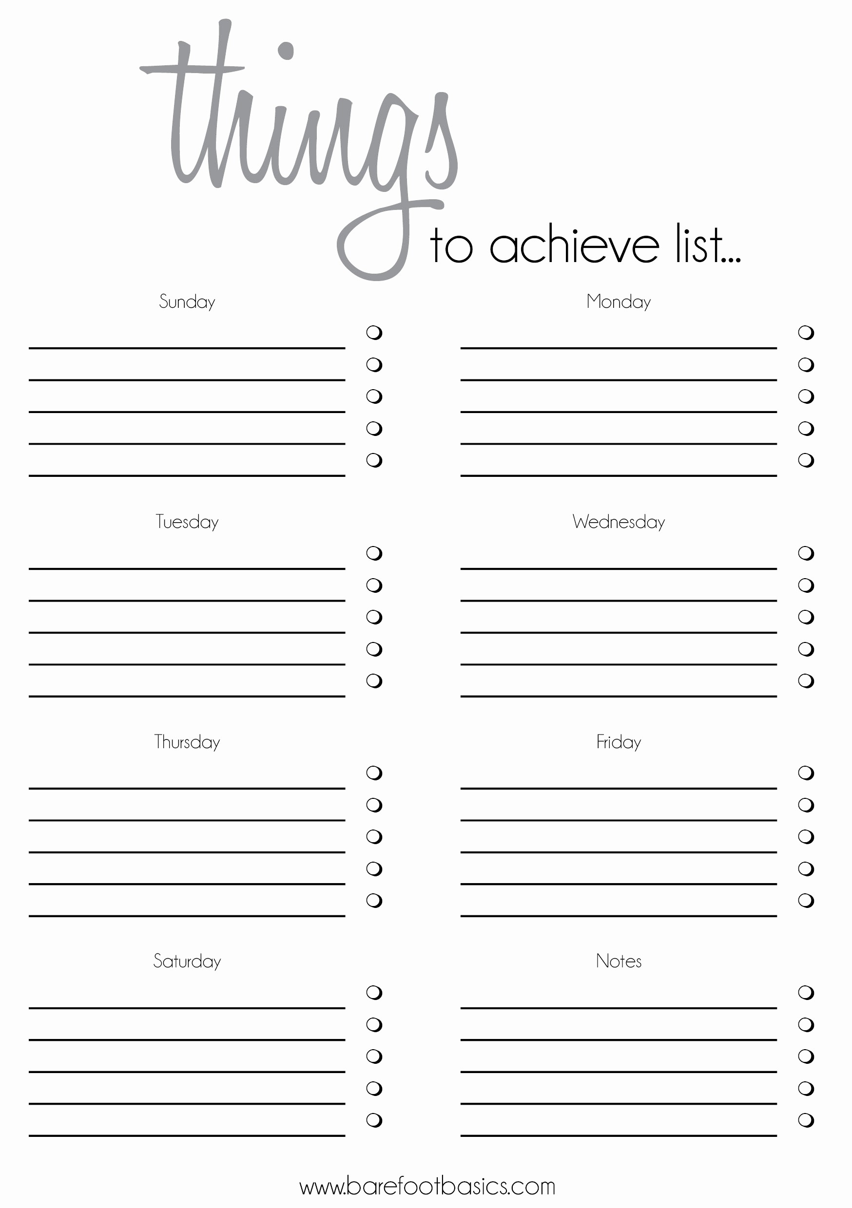 Cool to Do List Template Awesome Lists are Cool