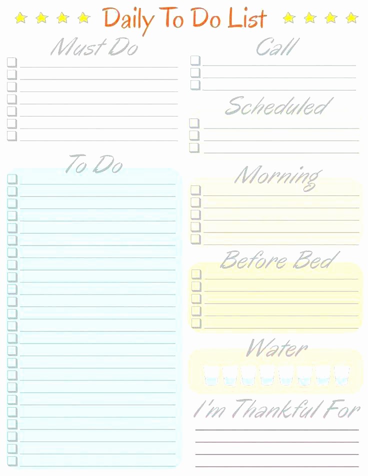 Cool to Do List Template Elegant Hourly Weekly Planner Printable Schedule Template Unique
