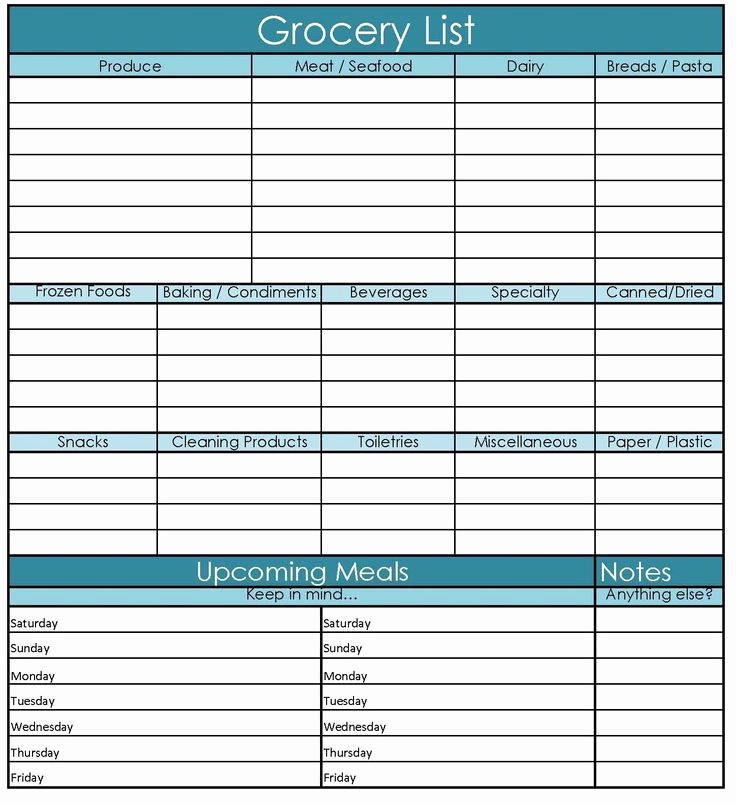 Cool to Do List Template Fresh This is so Handy Must Print Printable Grocery Shopping