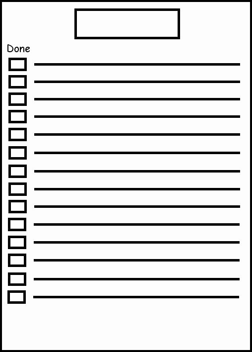 Cool to Do List Template Unique Cool to Do List to Do Sheet Template