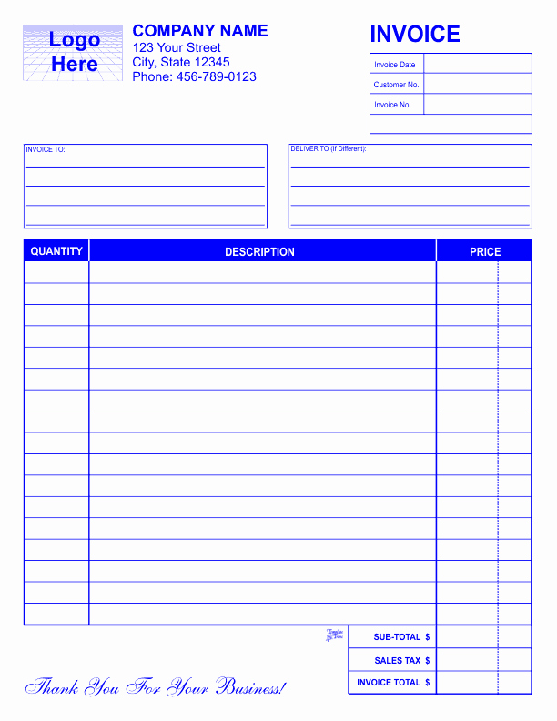 Copies Of Invoices for Free Lovely Free Invoice Templates