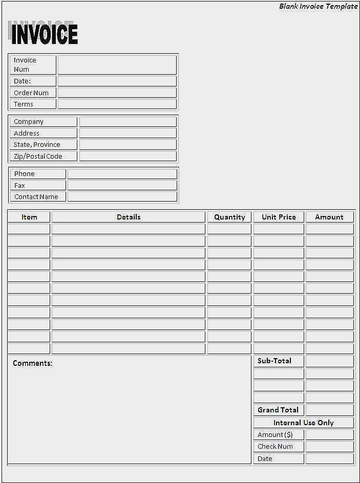 Copy Of A Blank Invoice Unique Tax Invoice Template Services Luxury Copy Blank Invoice