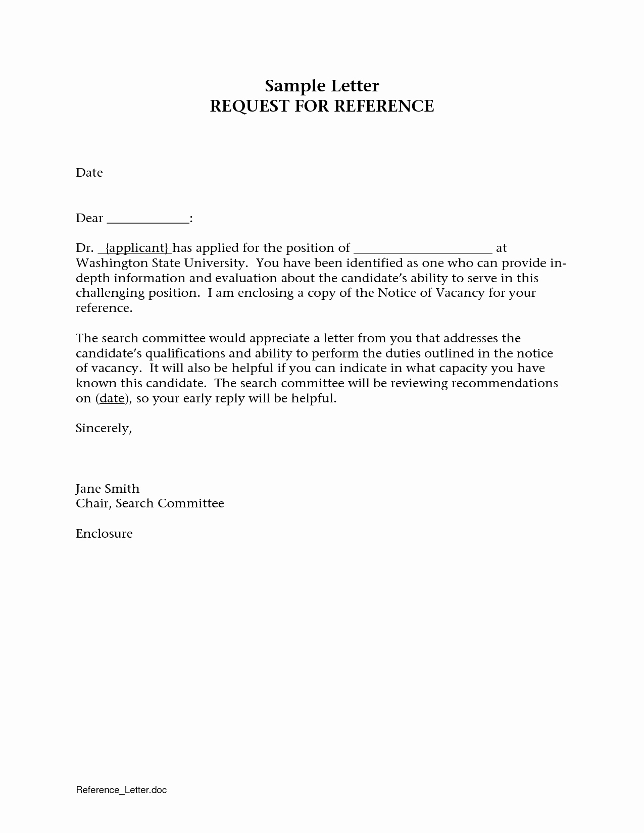 Copy Of A Reference Letter Awesome Re Mendation Letter Request Sample