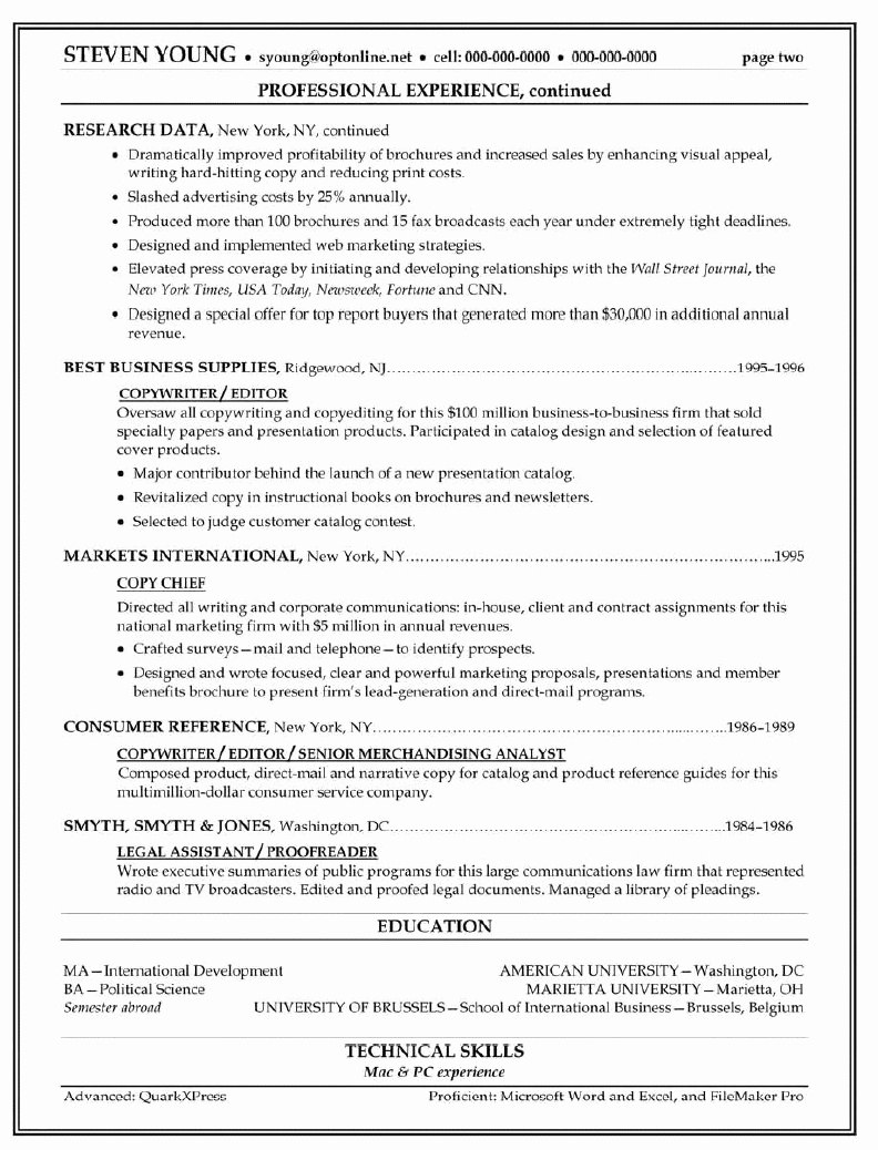 Copy Of A Resume format Beautiful Resume Page Border