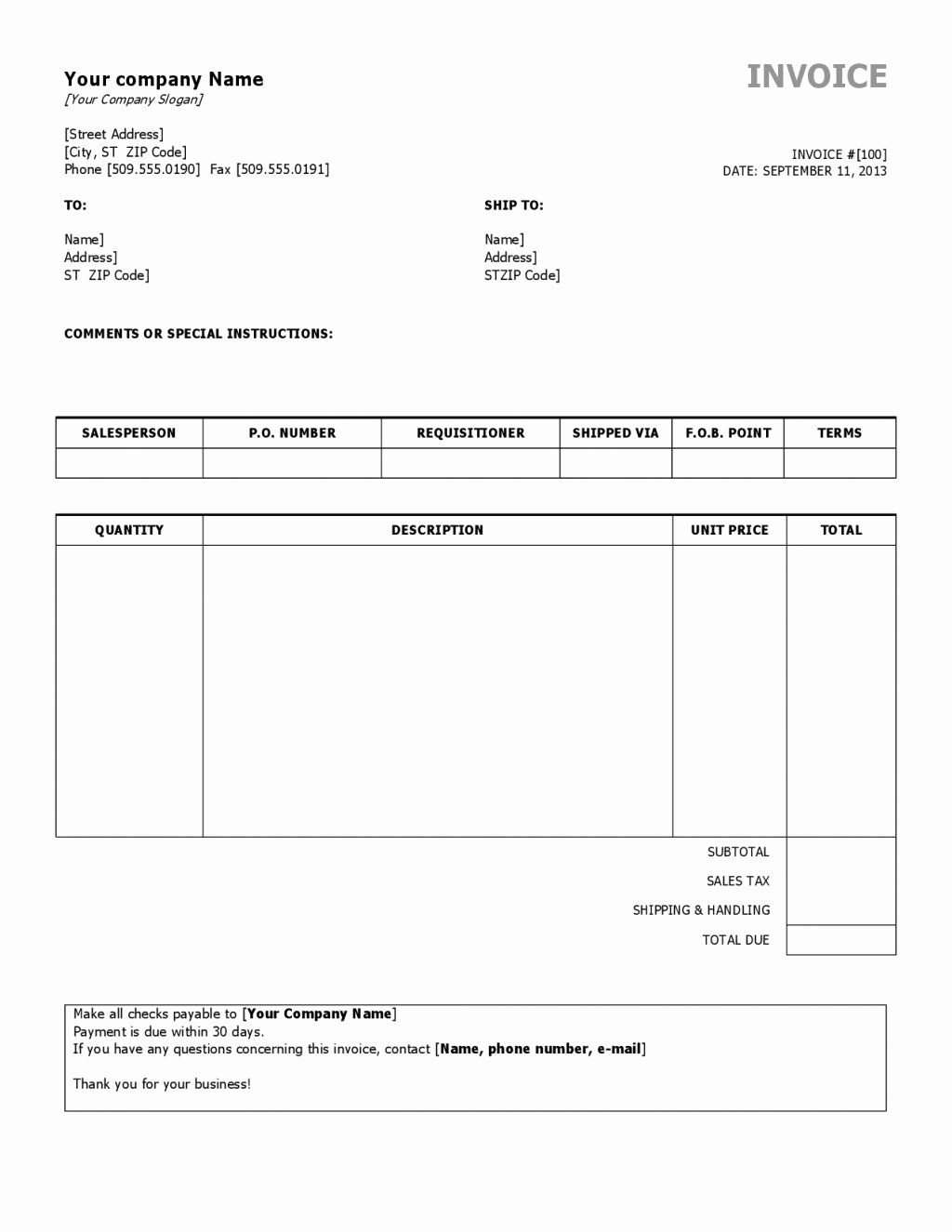 Copy Of An Invoice Template Lovely Copy Invoice Invoice Design Inspiration