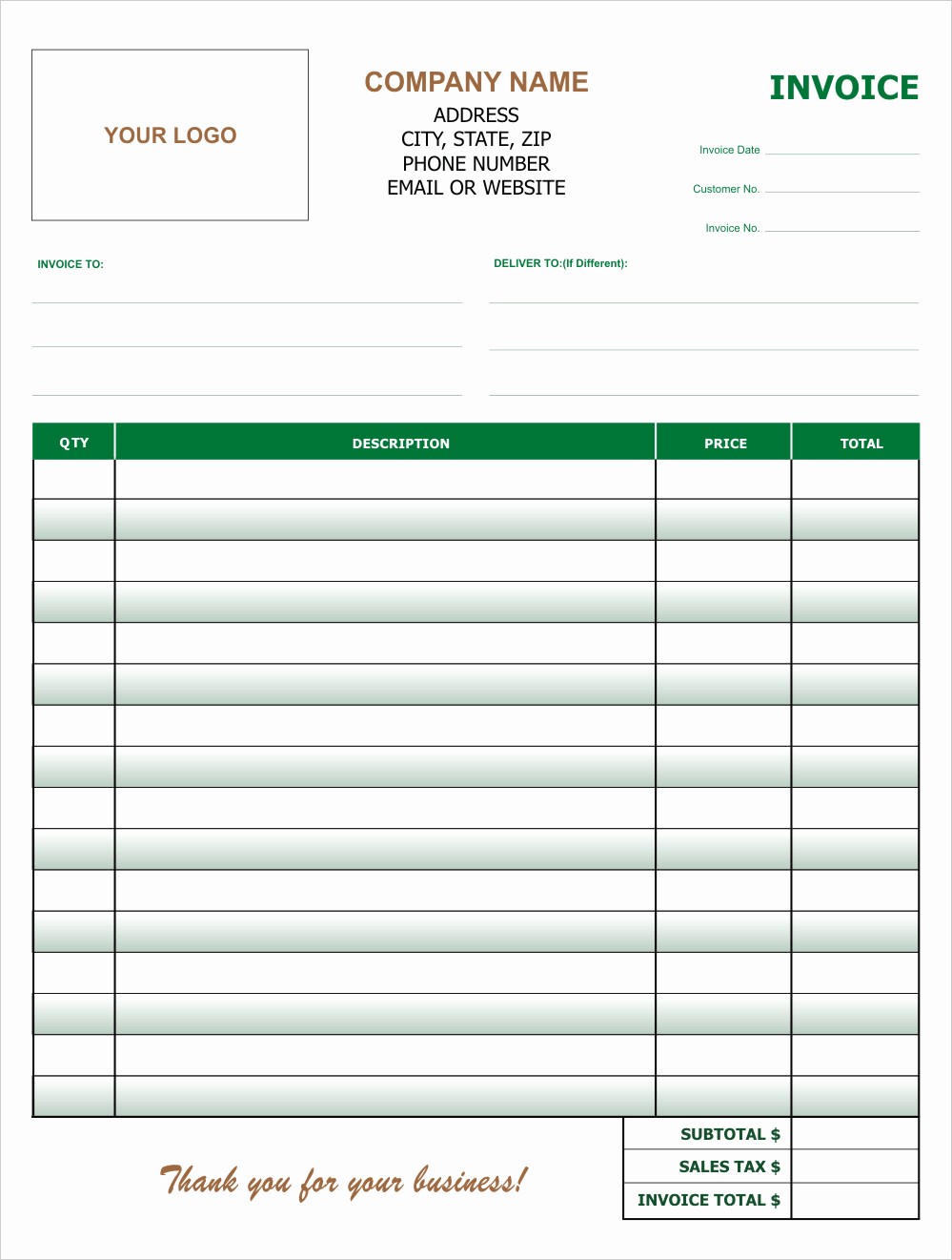 Copy Of An Invoice Template Unique Carbon Copy Service Invoice Template to Personalize with 5