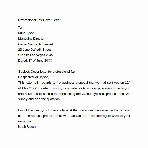Cover Letter for A Fax Beautiful 10 Fax Cover Letter Templates – Samples Examples &amp; format