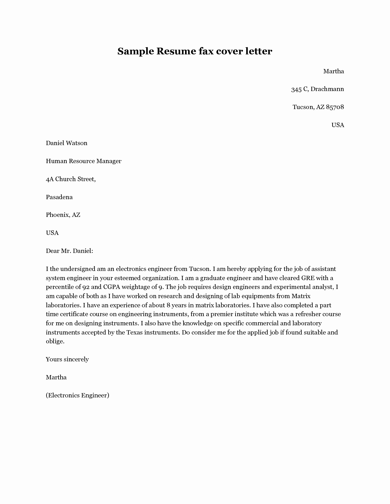 Cover Letter for A Fax Luxury 8 Best Of Fax Cover Sheet Resume Sample Resume