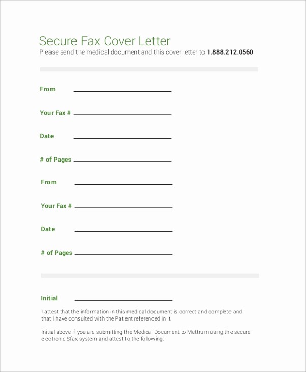 Cover Letter for Fax Document Best Of 8 Fax Cover Letter Samples Examples Templates