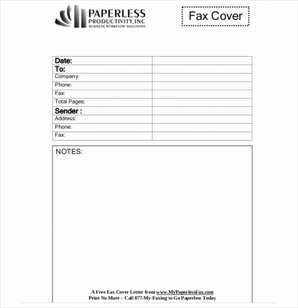 Cover Letter for Fax Document Elegant 8 Sample Fax Cover Letters In Pdf