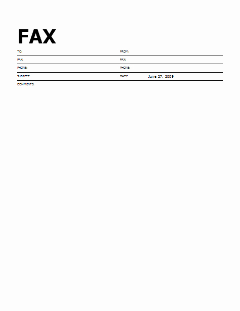 Cover Letter for Fax Document New Fax Cover Letter Word Ready and Free Ready to Use