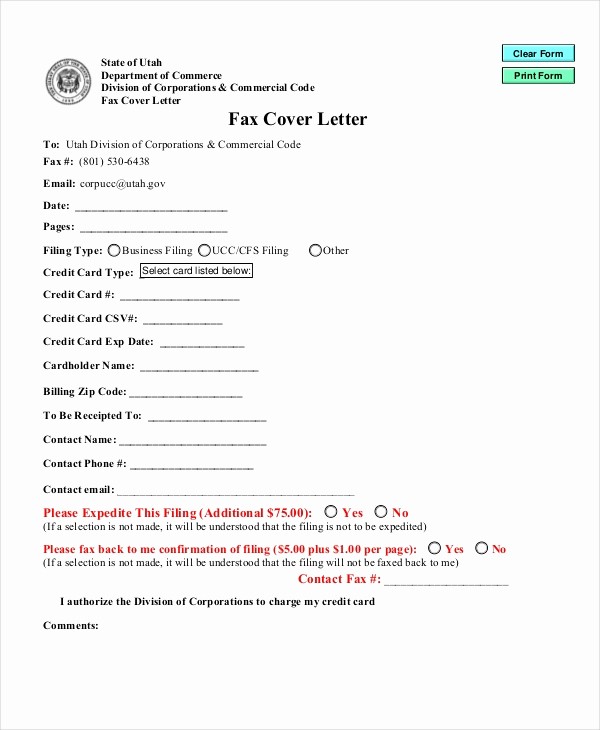 Cover Letter for Fax Document Unique Cover Letter format 17 Free Word Pdf Documents