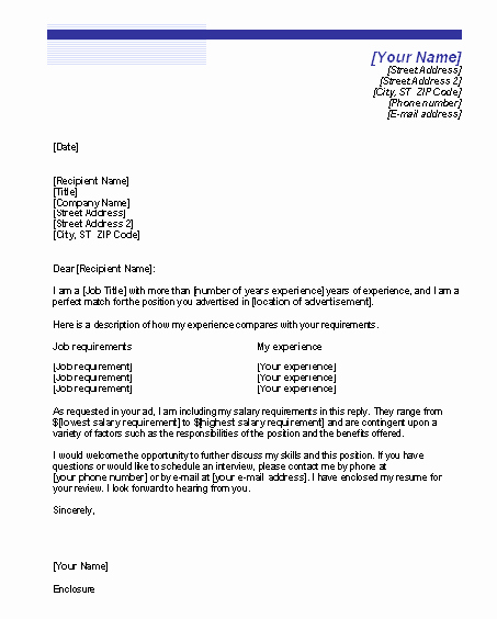 Cover Letter Microsoft Word Template Best Of Cover Letter Resume – Microsoft Word Templates