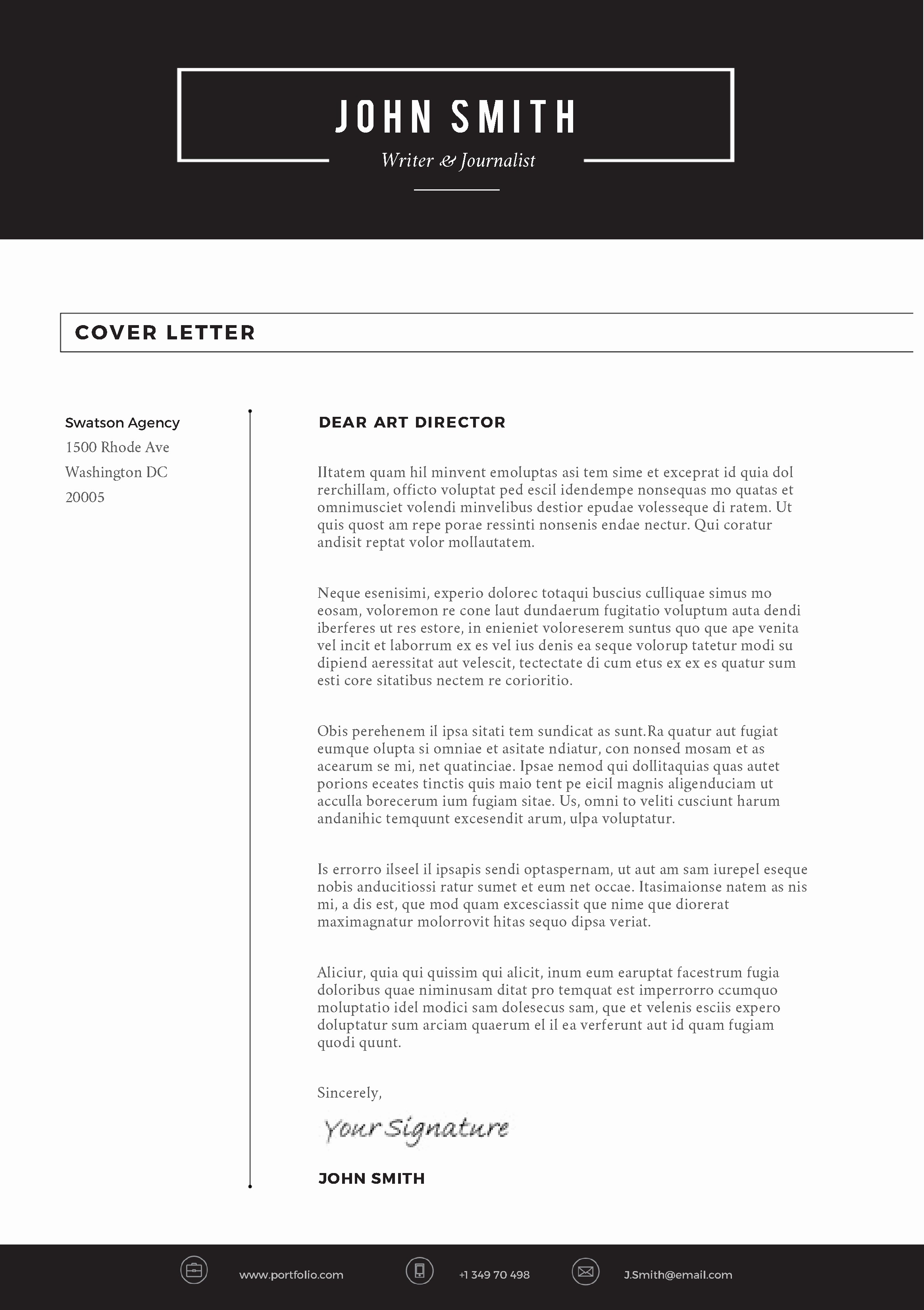 Cover Letter Microsoft Word Template Unique Microsoft Word Sleek Cover Letter