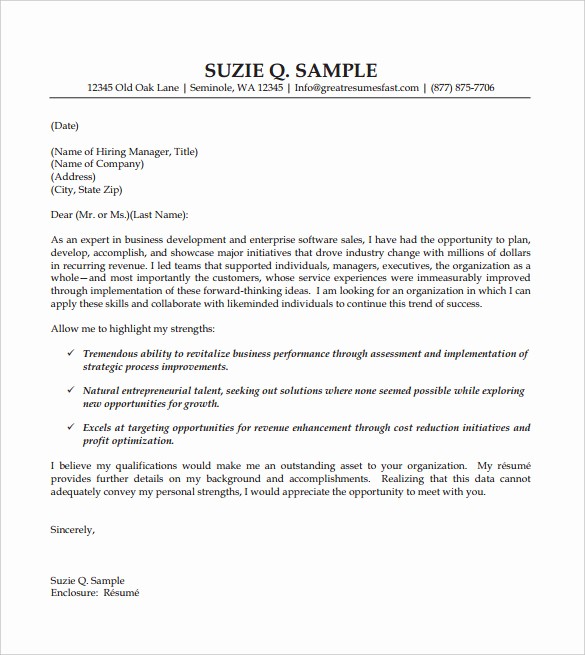 Cover Letter Template Free Download Awesome 11 Sales Cover Letter Templates Free Sample Example