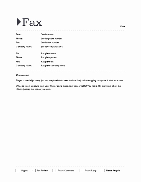 Cover Letter Template Word 2013 Best Of Fax Cover Sheet Editable Template for Word 2013 Newer