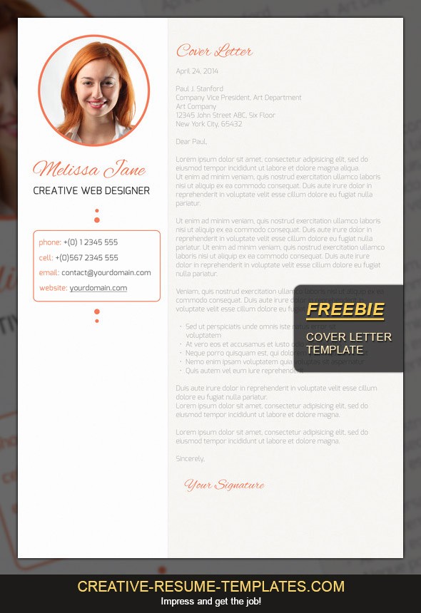 Cover Letter with Photo Template Unique Best Free Resume Templates Around the Web – Fancy Resumes