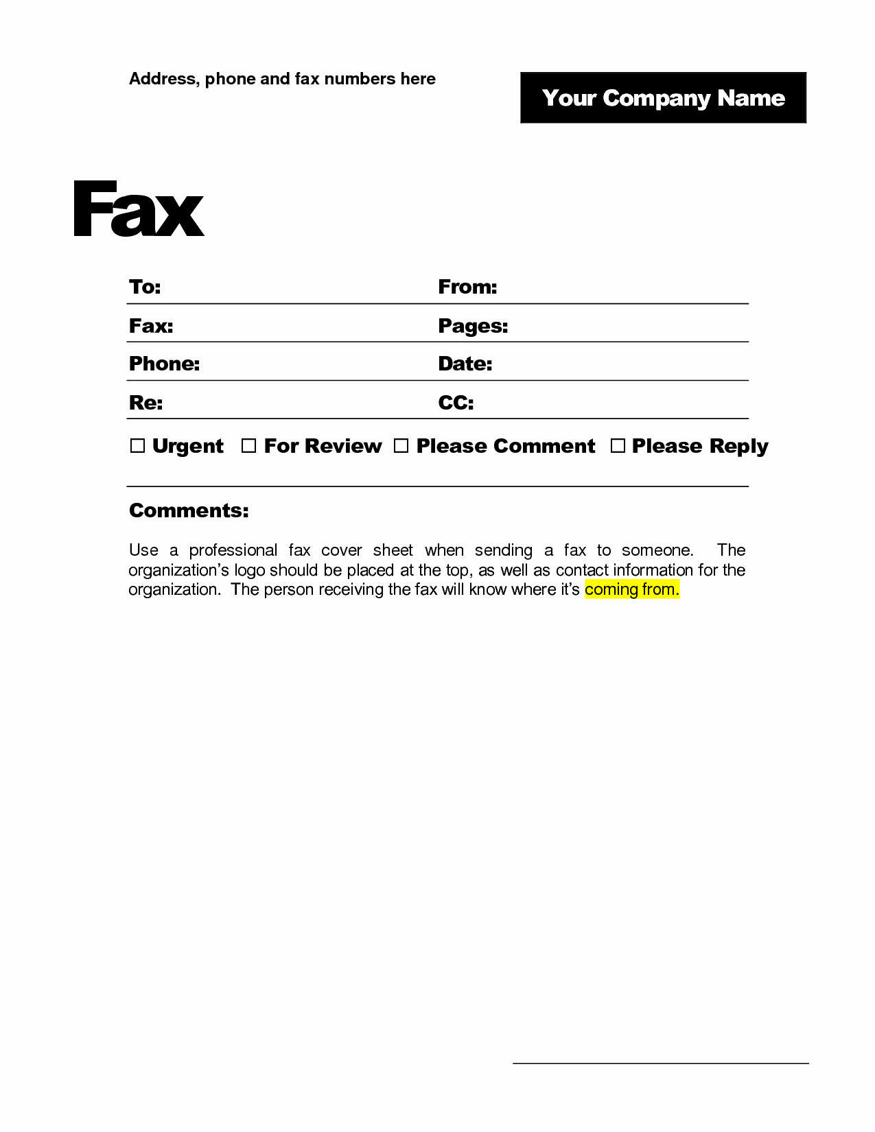 Cover Page for A Fax Fresh 9 Best Of Printable Fax Cover Sheet Printable Fax