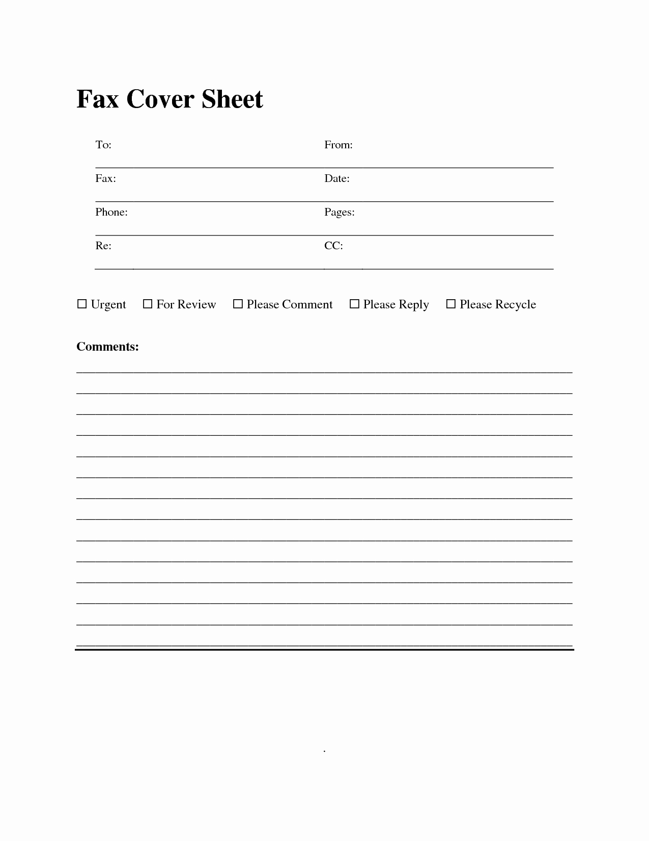 Cover Sheet for Fax Example Unique 10 Best Of Fax Cover Page Template Fax Cover