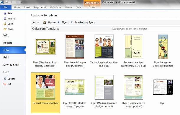 Create A Flyer In Word Inspirational Microsoft Word Brochure Template 2010 How to Make A
