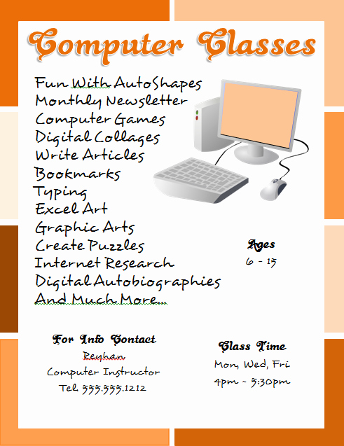 Create A Flyer In Word Unique Flyer Tutor Graphic Design Blog New Tutorials Added to