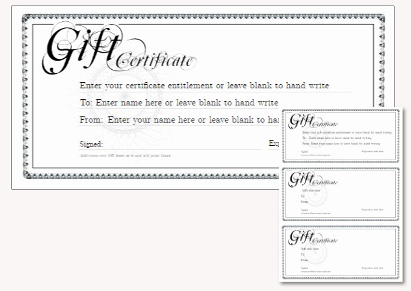 Create A Gift Card Free Fresh Free Printable Gift Certificate Template Designs for Home