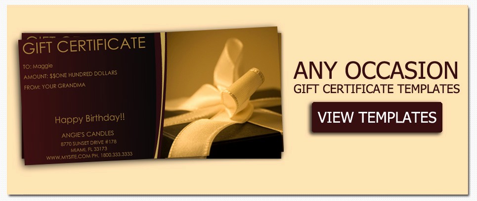 Create A Gift Card Free Luxury Gift Certificate Templates to Make Your Own Certificates