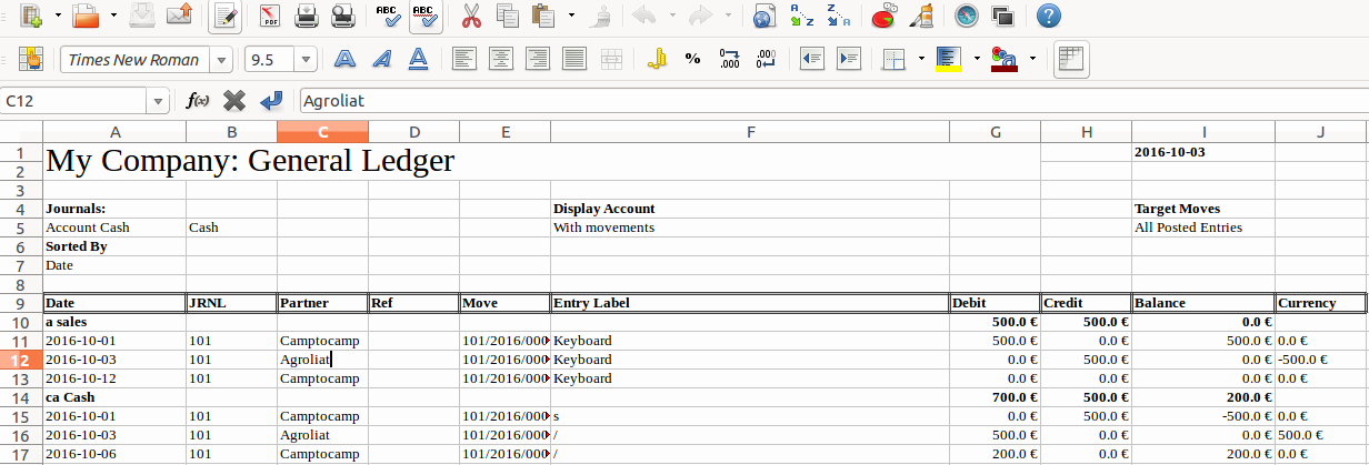 Create A Ledger In Excel Unique Account General Ledger Excel Report