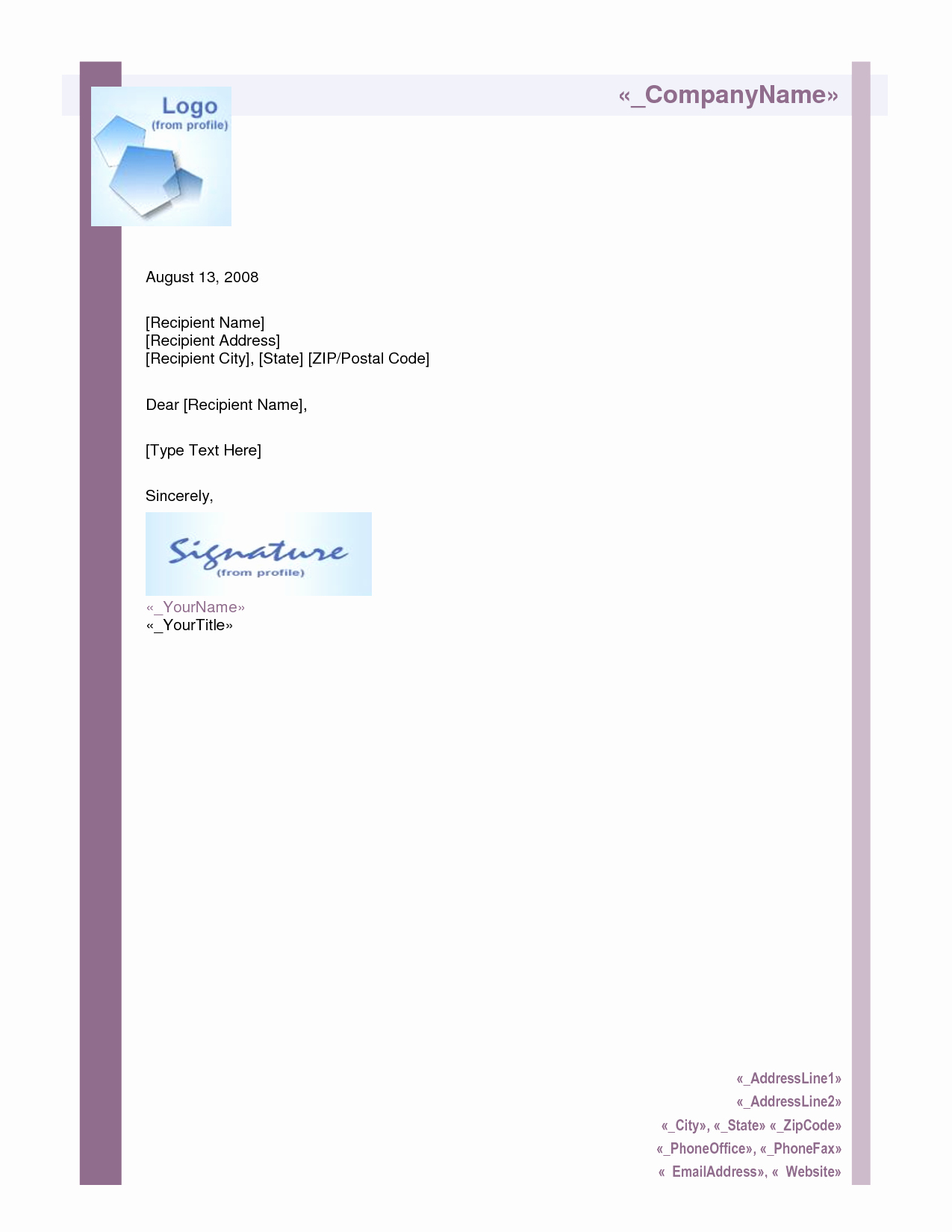 Create A Letterhead In Word Awesome Letterhead Template Word