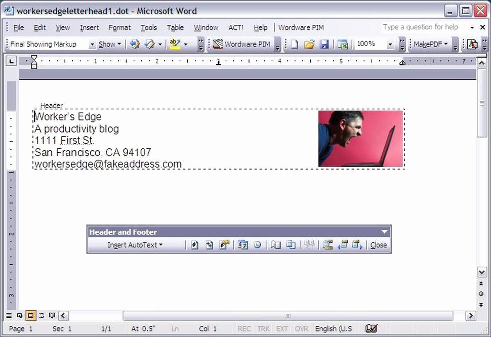 Create A Letterhead In Word Luxury Create A Letterhead Template In Microsoft Word Cnet