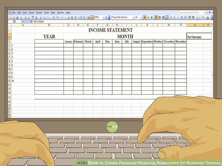 Create An Income Statement Online New How to Create Personal Financial Statements for Business