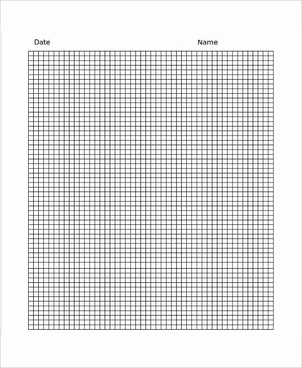 Create Graph Paper In Excel Awesome 20 Sample Printable Graph Papers
