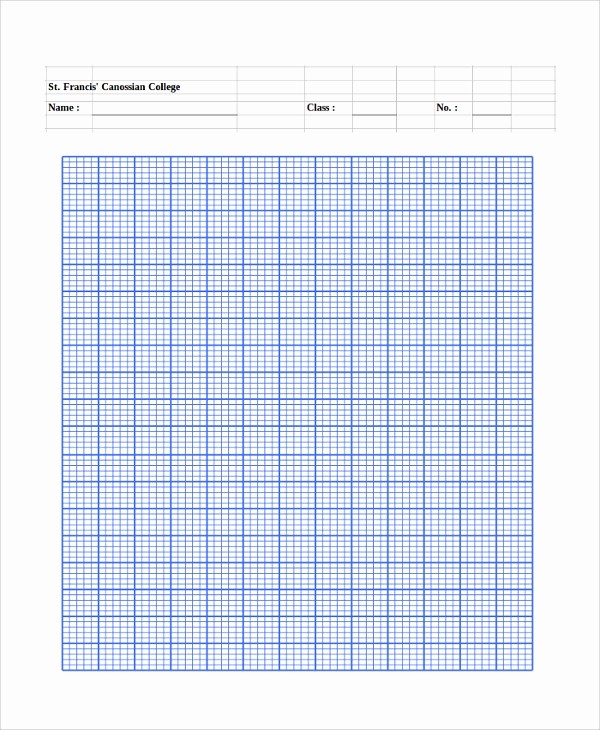 Create Graph Paper In Excel Awesome 8 Printable Graph Paper Samples Examples Templates