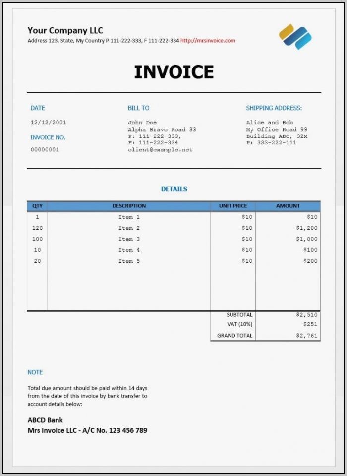 Create Invoice Template In Word Best Of Design Invoice Template Word Template Resume Examples